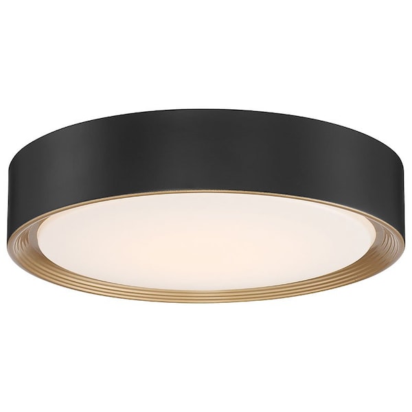 Access Lighting Malaga, LED Flush Mount, Matte Black Finish, Acrylic Lens Acrylic 49970LEDD-MBL/ACR - main
